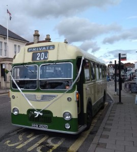 At great Great Dunmow where we picked up some passengers 