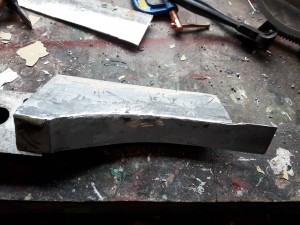 View of the welded edge
